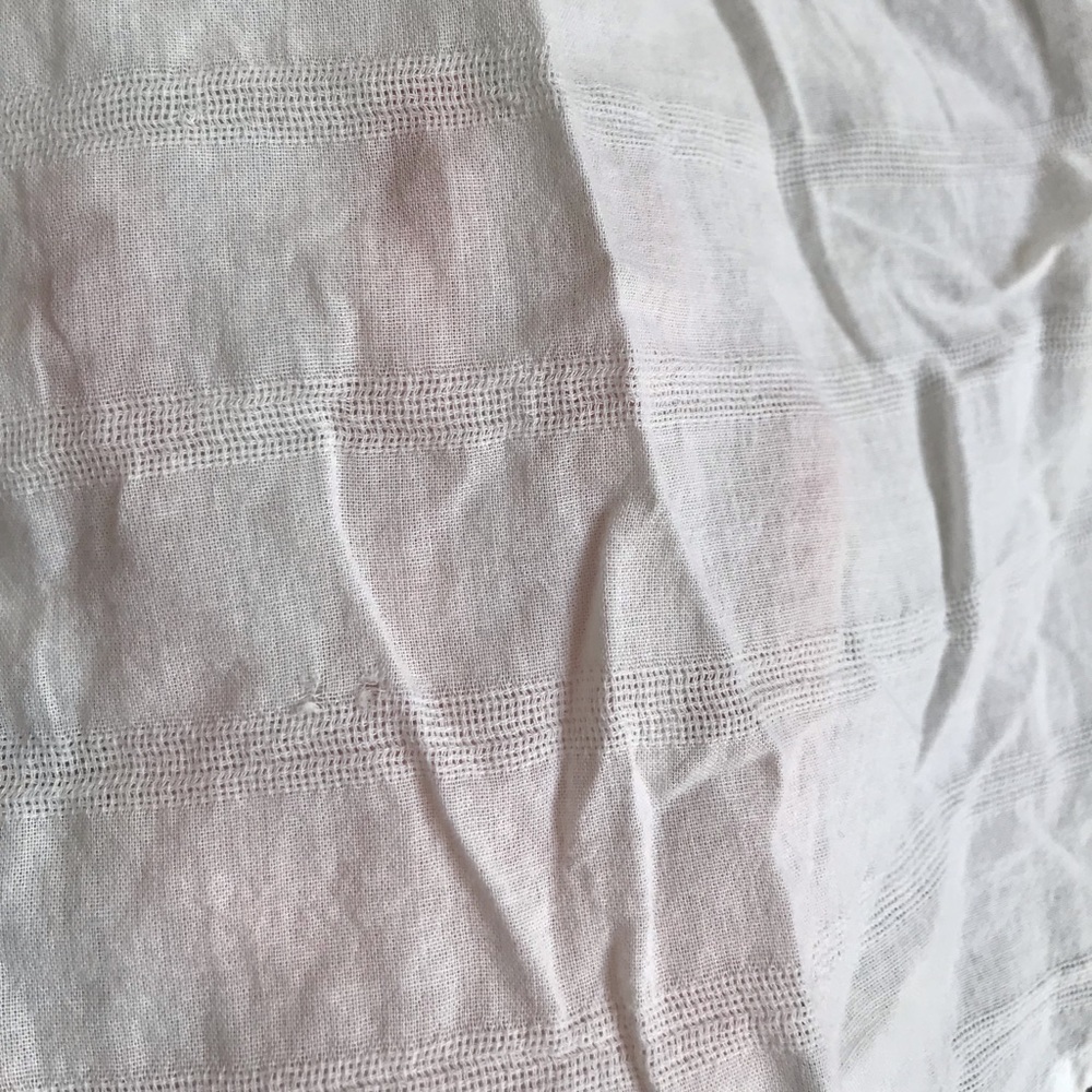 J Crew white peasant top - Picture 3 of 6